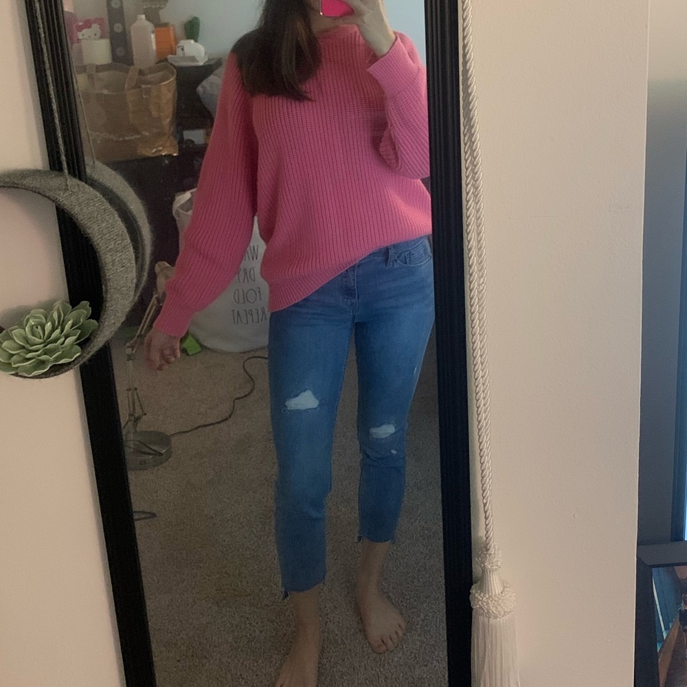 PARTNER MERVYNS Hot Pink Medium Knit Sweater